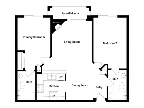 Floor plan Carson