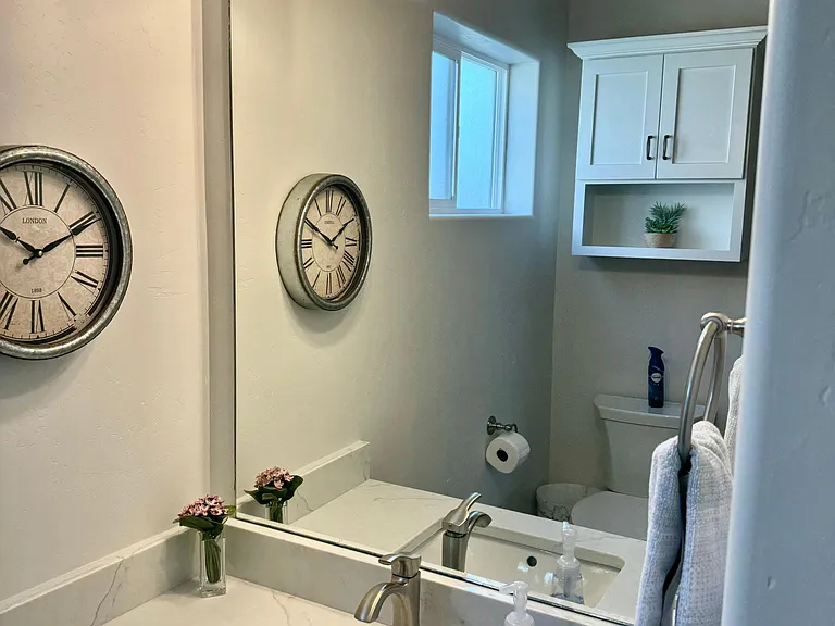Downstairs half bath