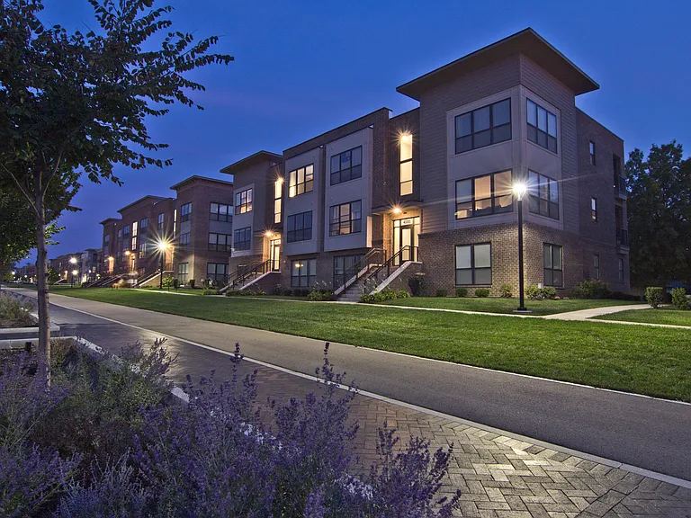 Building Exteriors at dusk