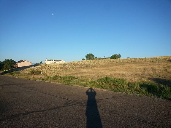 Facing lot, left.