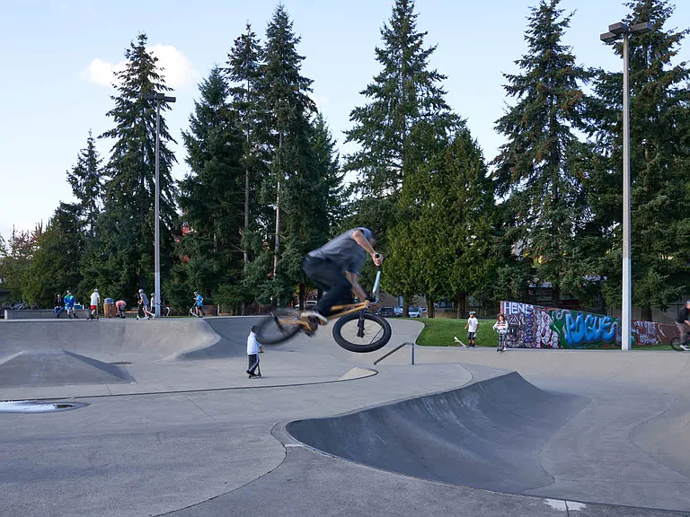 Enjoy the exciting park spaces throughout Redmond.