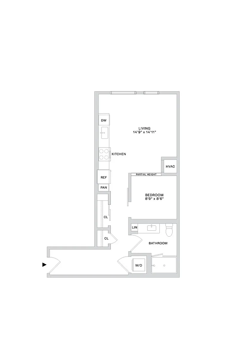 Floor plan A42 1X1