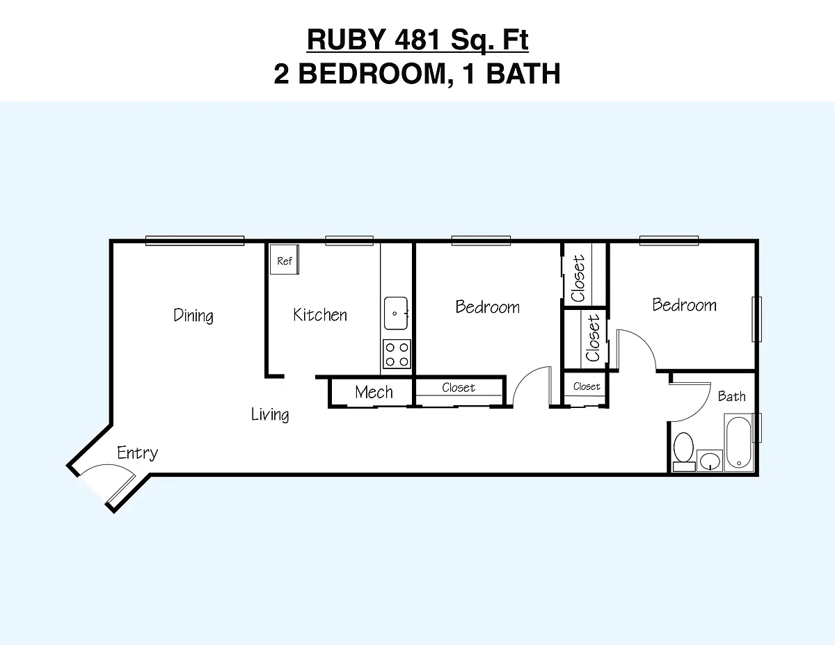 Floor plan Ruby