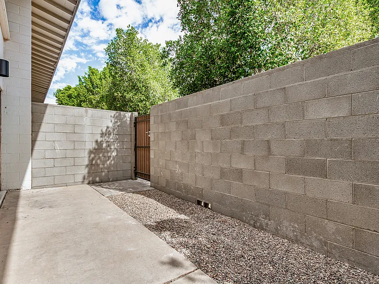 Private patio