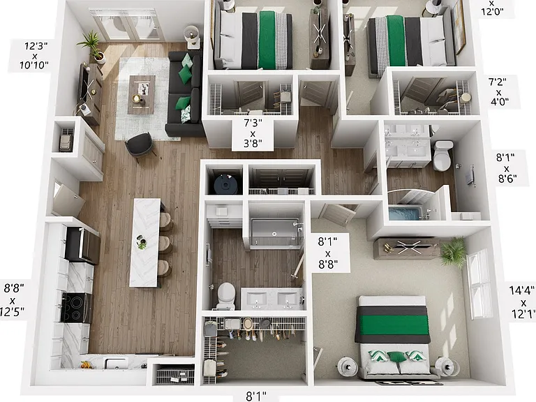 Viridian Apartments — Photo 62
