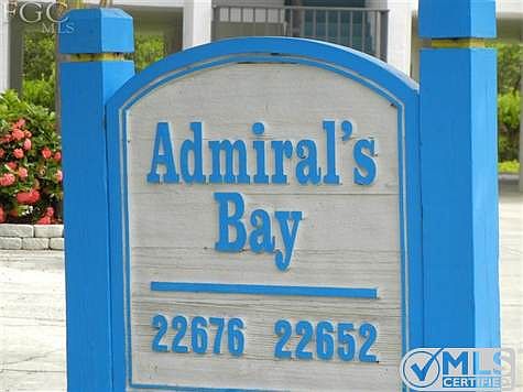 WELCOME TO ADMIRAL'S BAY.