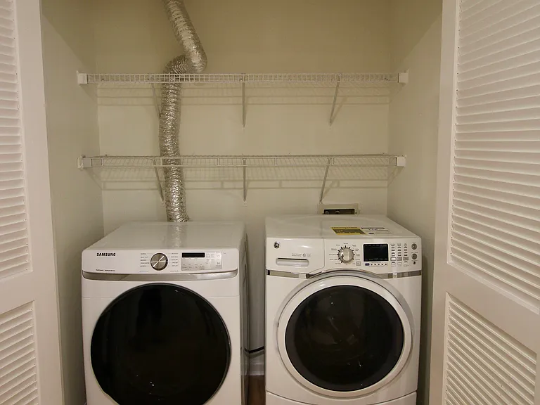 Full-size and modern Washer/Dryer units