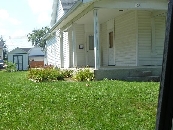 shed and parking in rear of property