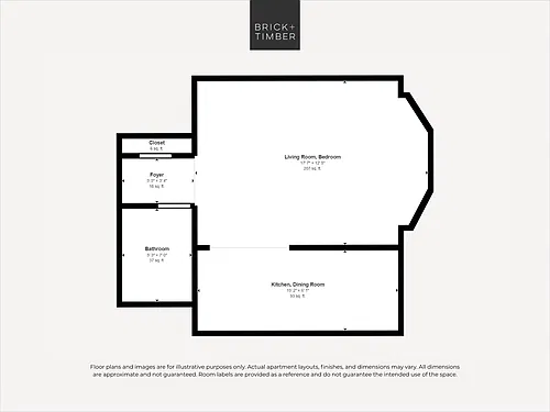 Floor plan Studio