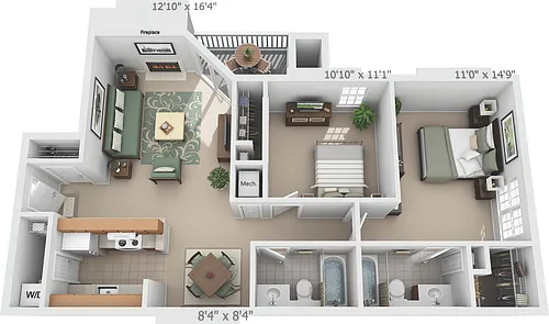 Floor plan Pebble Beach