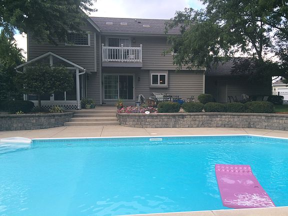 Back view of home