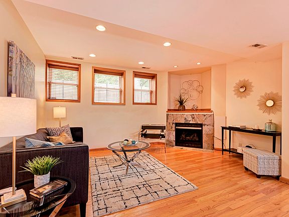 With a fireplace!