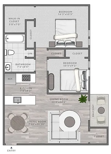 Floor plan B1