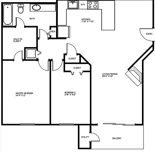 Floor plan The Chestnut