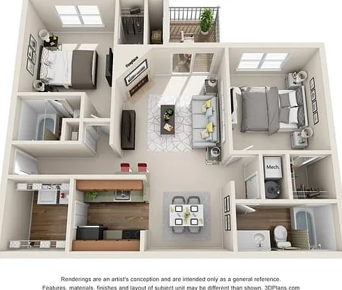 Arlington Million - 2 Bed 2 Bath Arlington Million - 2 Bed 2 Bath