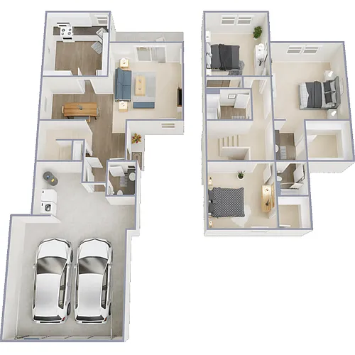 Floor plan Park City Ranchos - 3 Bed 2.5 Bath