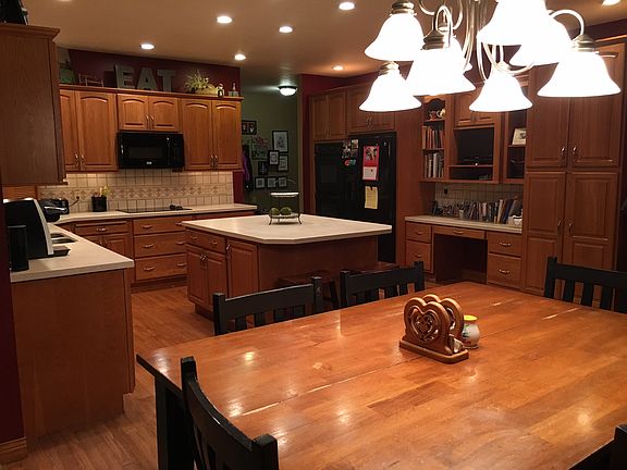 kitchen and dining area