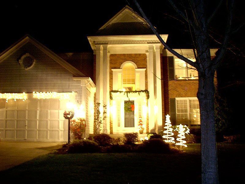 Front of House at Night