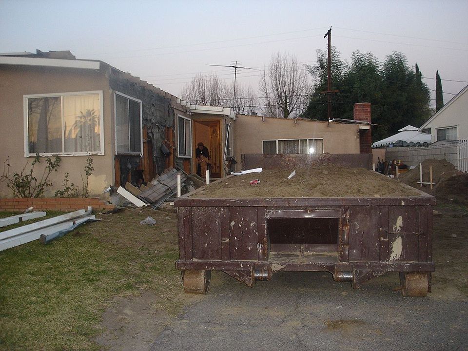 Day 1 of demolition 2006