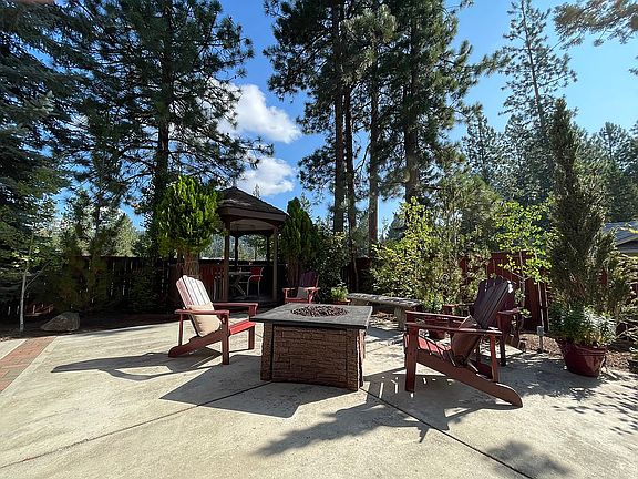 Back patio and gazebo