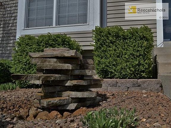 Stack stone fountain.
