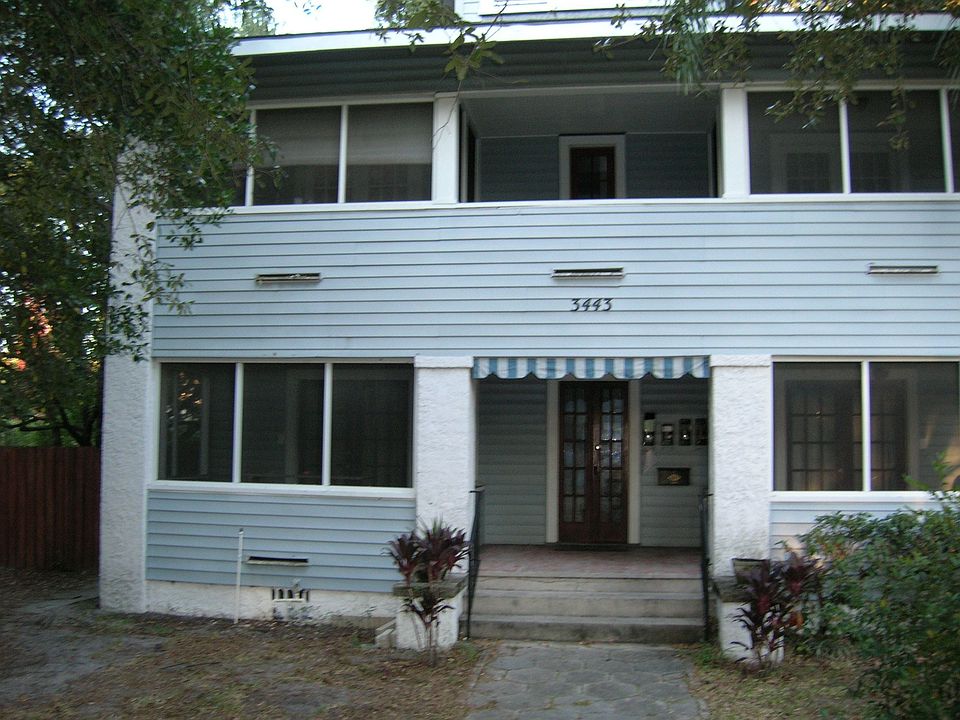 front of apartment