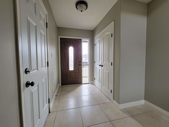 Spacious front entry with...