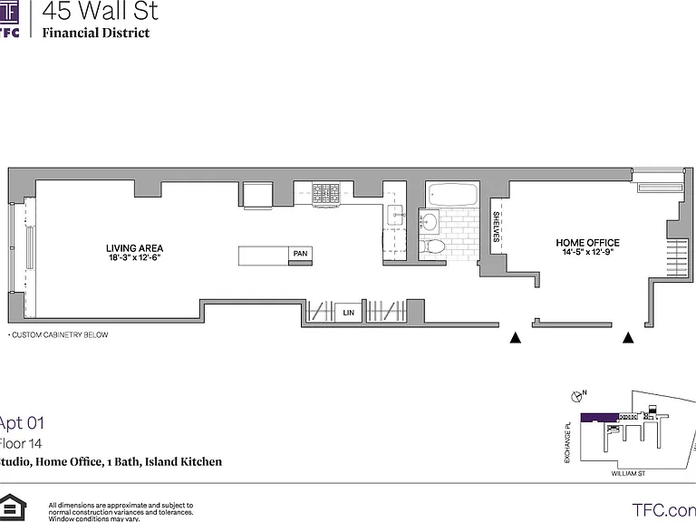 45 Wall St #1401 — Photo 2