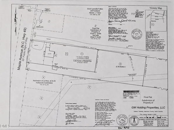0 Maple Ave Lot 183853, Burlington, NC 27215