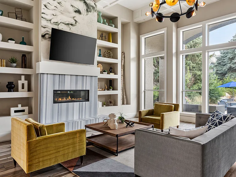 A warm, inviting clubhouse for all occasions.
