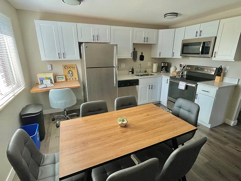 Furnished model unit.