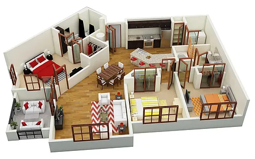 Floor plan Cascata