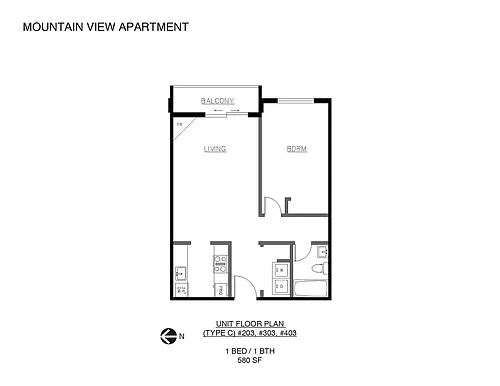 Floor plan 303