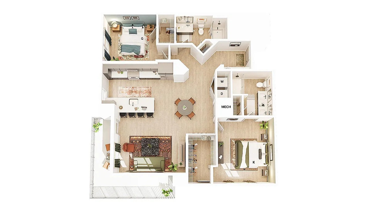 Floor plan B2-A