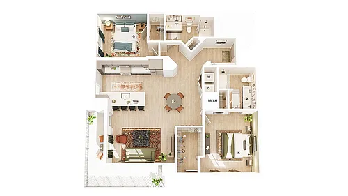 Floor plan B2-A