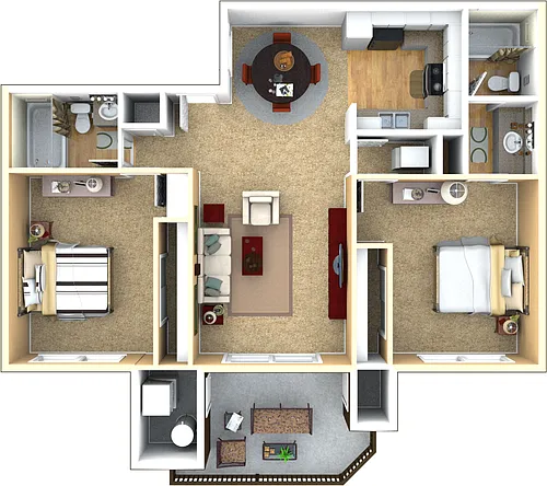 Floor plan Residence 4 Luxury