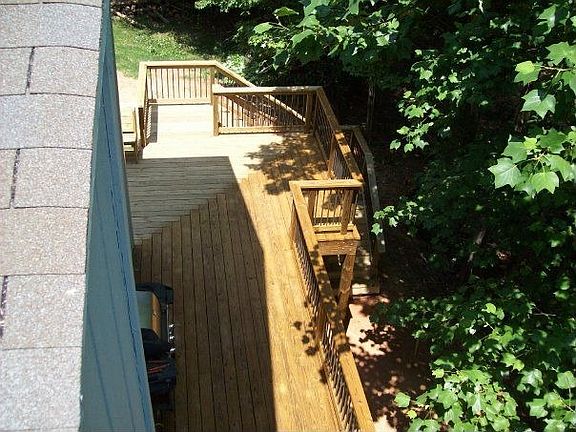 Wrap around deck