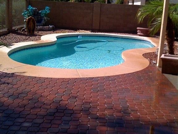 Pool and Pavers