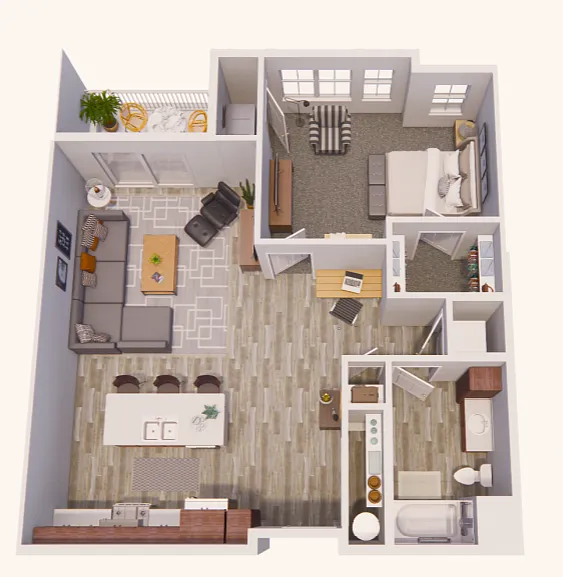 Floor plan Golden Oak