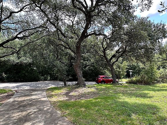 View down second driveway.