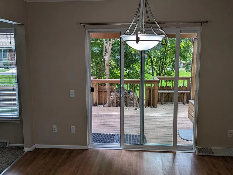 Access back deck from the Dining Room