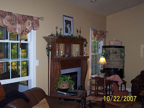 Great Room - Antique Oak Mantle