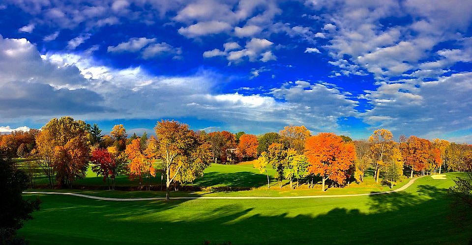 View from walk-out porch