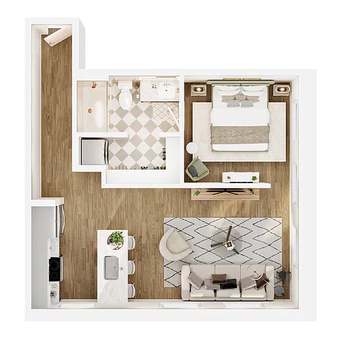 Floor plan The Frank
