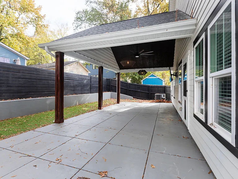 Fully renovated backyard