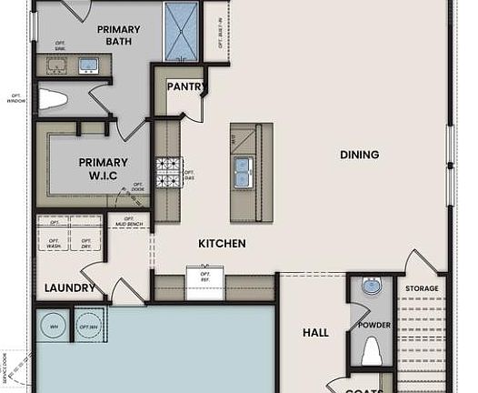 Verano First Floor Plan