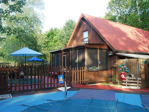 South side of house
