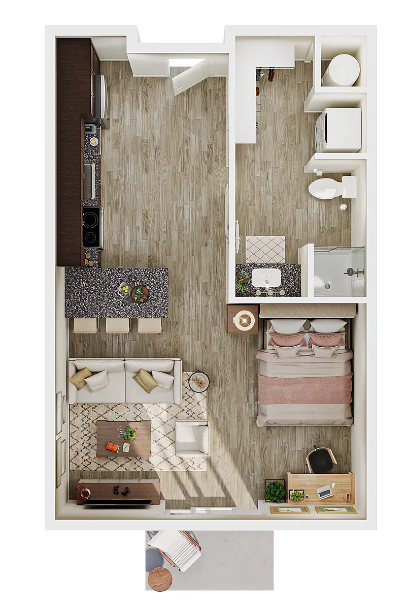 Floor plan Studio