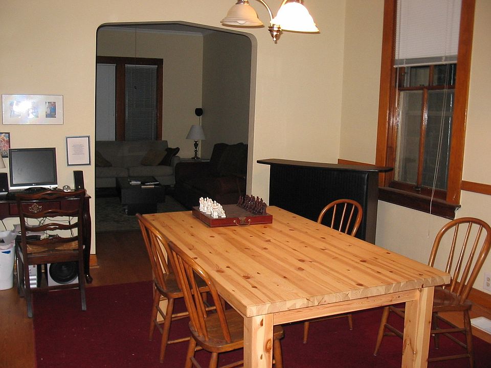 Open dining room