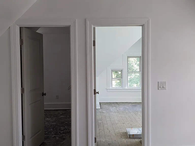 Before the floor refinish ...